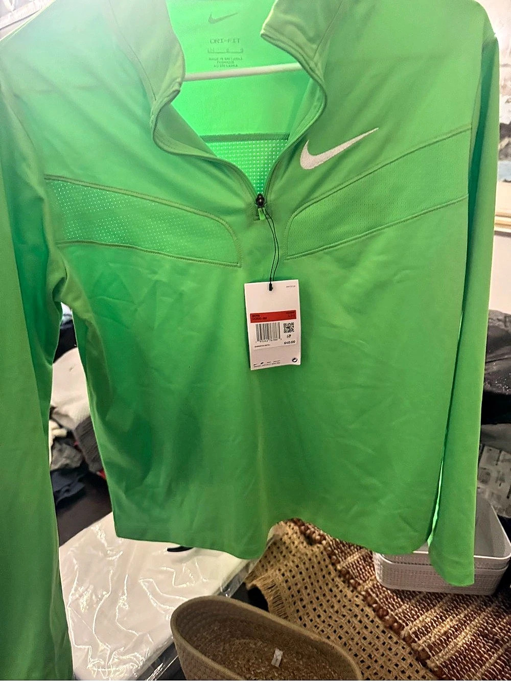 Nike Dri-FIT boys Green Size Large NWT